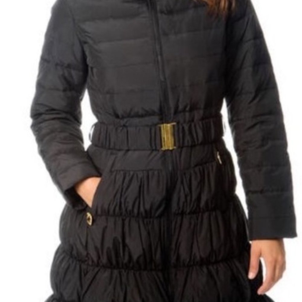 Betsey Johnson belted puffer jacket